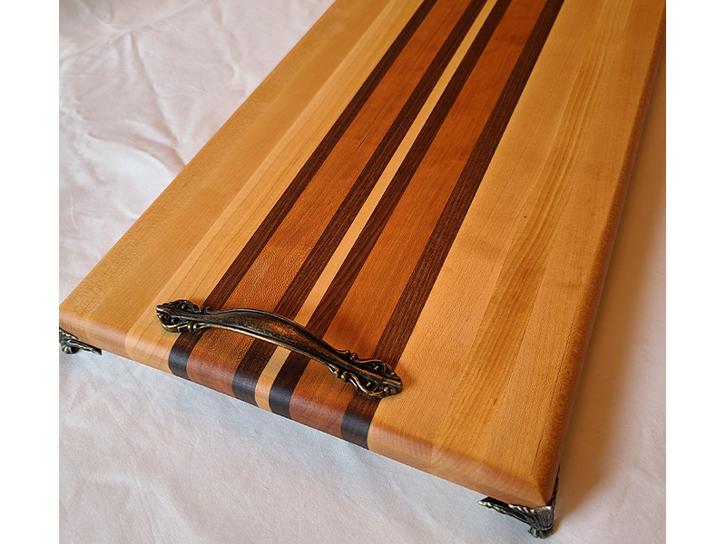 Hardwood charcuterie board